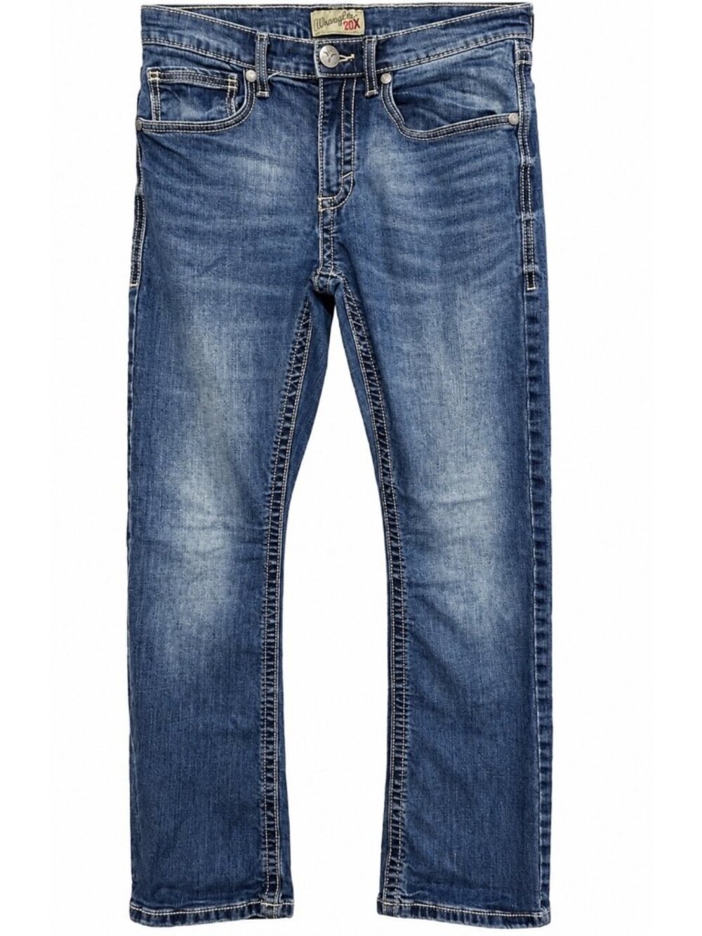 Wrangler 20X Style 42 Vintage Boot Jeans Mens Size Actual 29 X 32 Blue